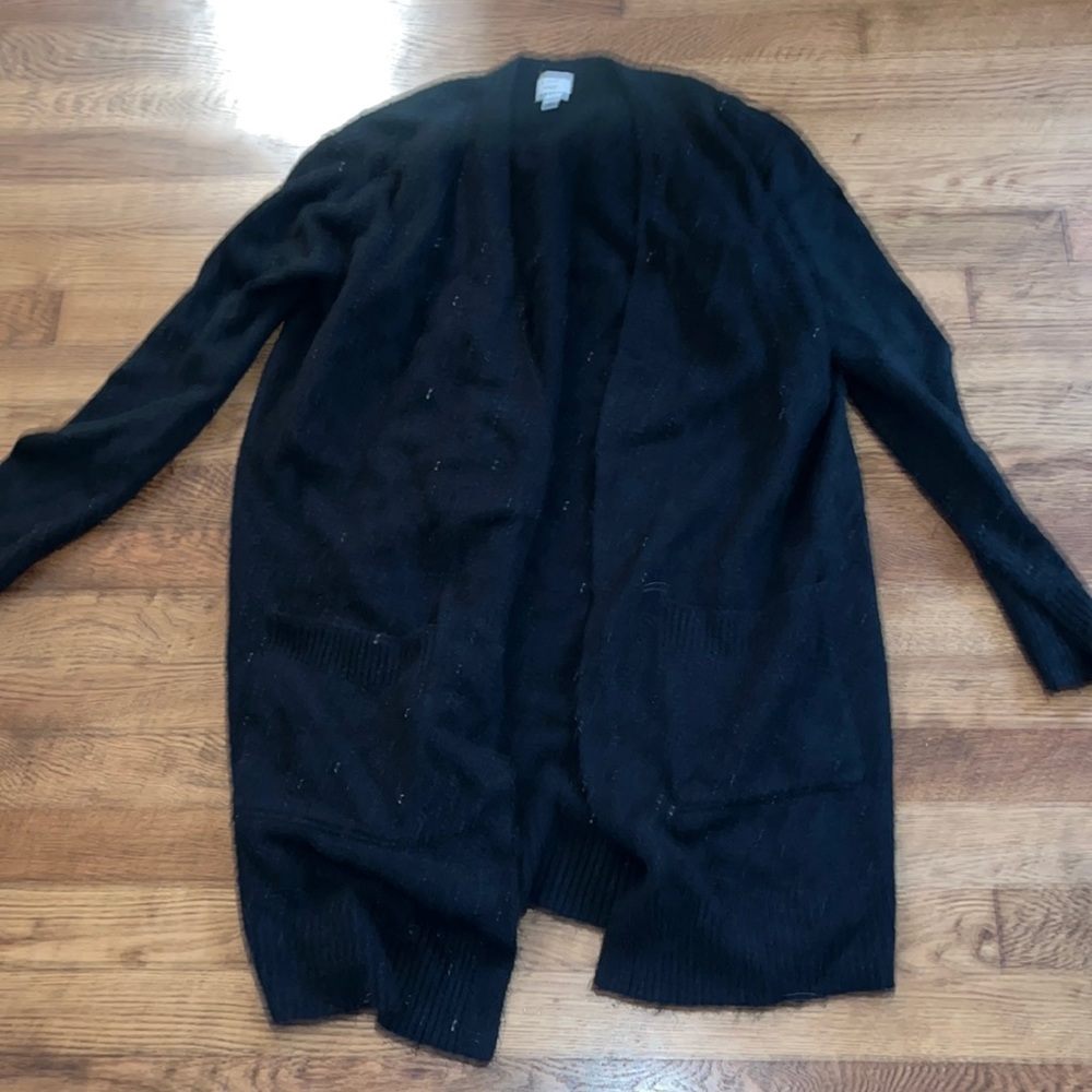 Black cardigan